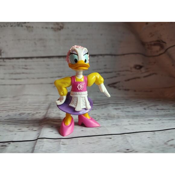 Walt Disney World Epcot Center Daisy Duck Figure Vintage Cake Topper - Picture 1 of 7